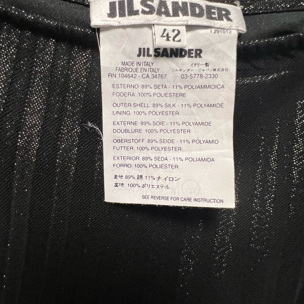Jil Sander Black Dress
